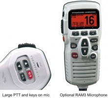 Standard horizon GX1700E VHF GPS. käsi vhf